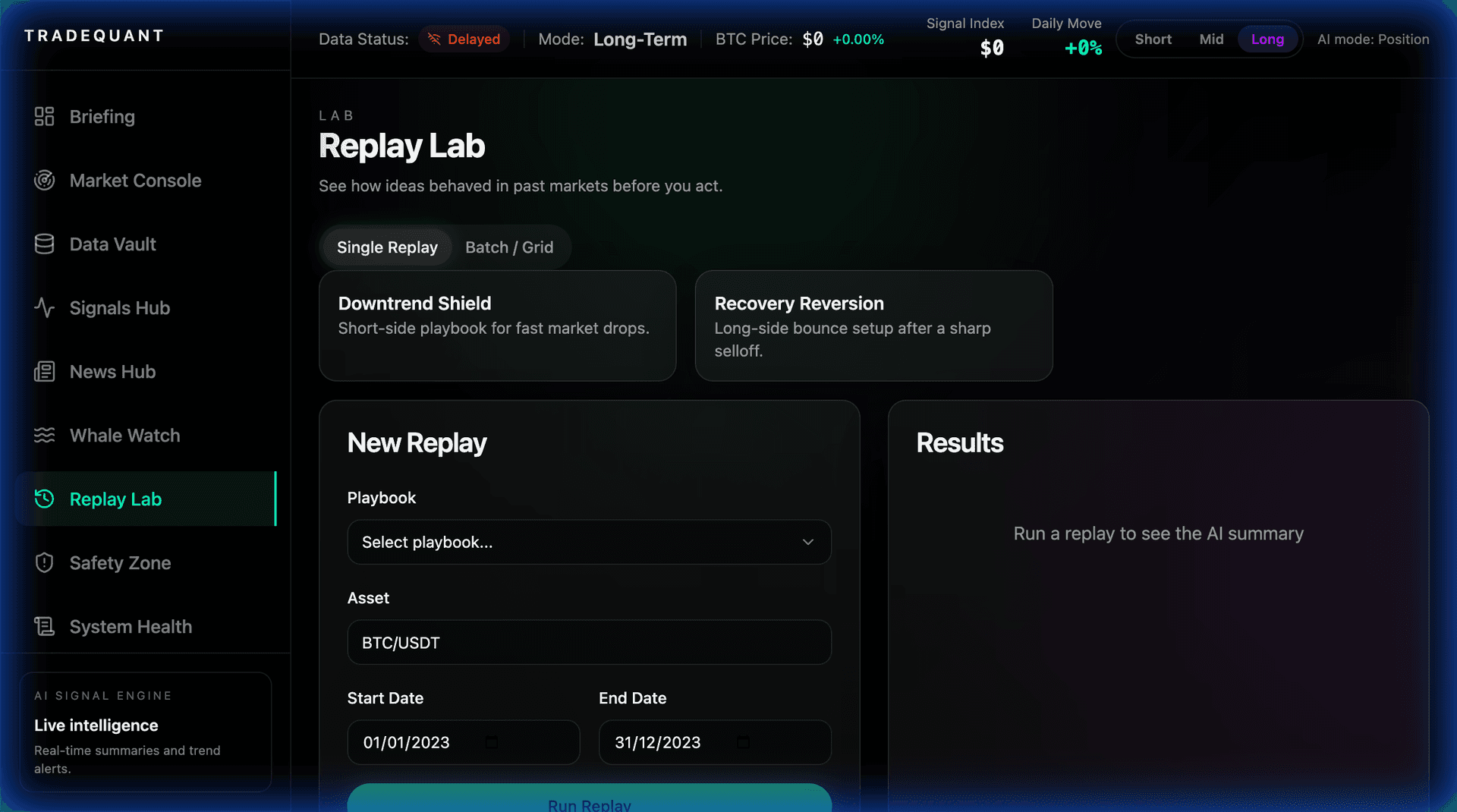 TradeQuant pricing preview